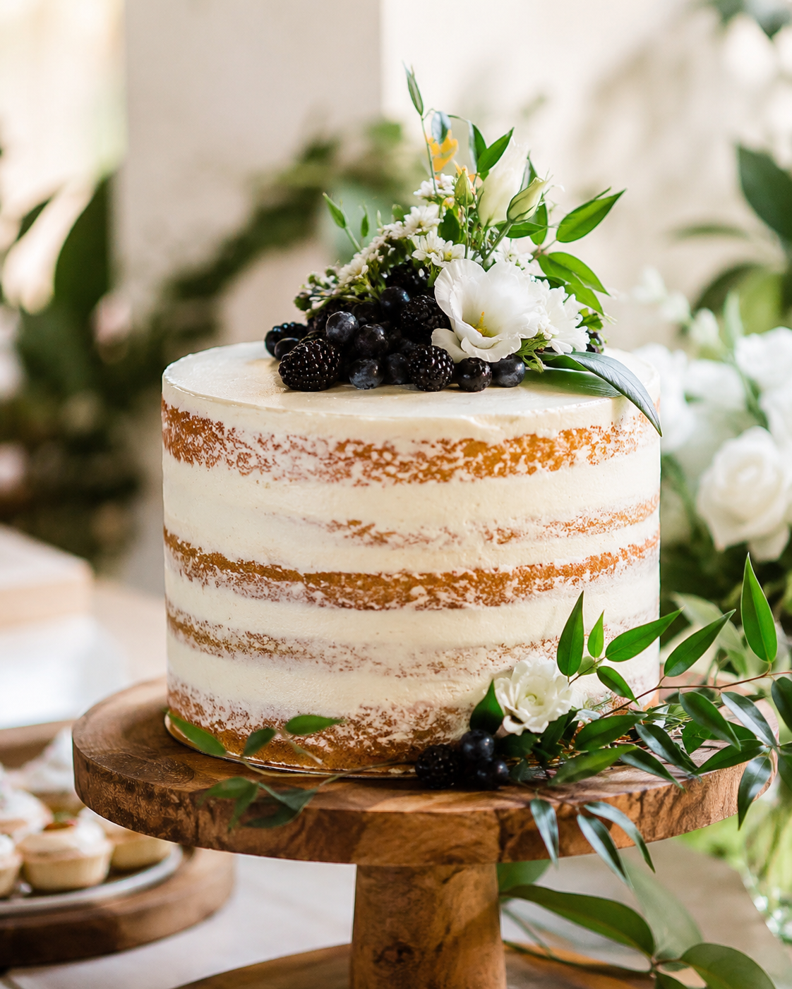 Naked Wedding Cake